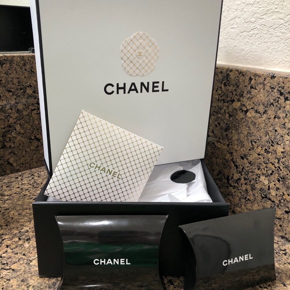 CHANEL Large Gift Box + 2 boxes + CC Envelope